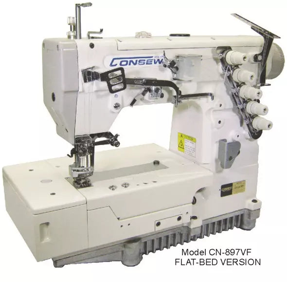 Consew CN-897VF V-Series High-Speed Industrial Coverstitch Sewing Machine