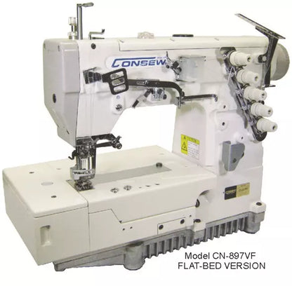 Consew CN-897VF V-Series High-Speed Industrial Coverstitch Sewing Machine
