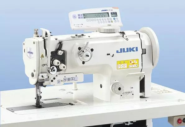 JUKI LU-1510N-7 Fully Automatic Walking Foot Machine Industrial Sewing Machine with Table and Servo Motor