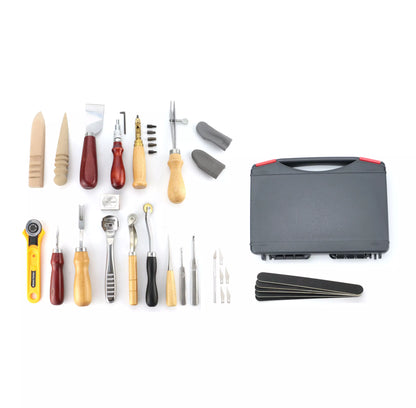 25 Piece Leather Working Tool Kit - #GS-LWKIT