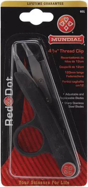4 3/4" Red Dot Thread Clippers - Mundial