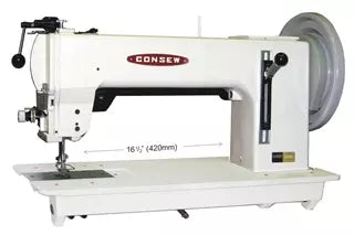 Consew 2040 Extra Heavy-Duty Long Arm Walking Foot Industrial Sewing Machine