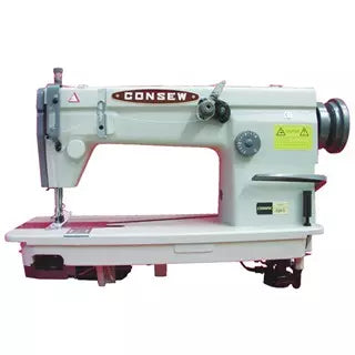 Consew 326S-1 High-Speed Industrial Double Chainstitch Machine – Single or Two Needle Tandem, Drop Feed with Table & Servo Motor