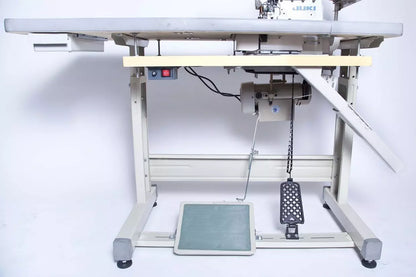 JUKI MO-6916J-FF6-700 5-Thread Top Feed Overlock Safety Stitch Industrial Serger With Table and Servo Motor