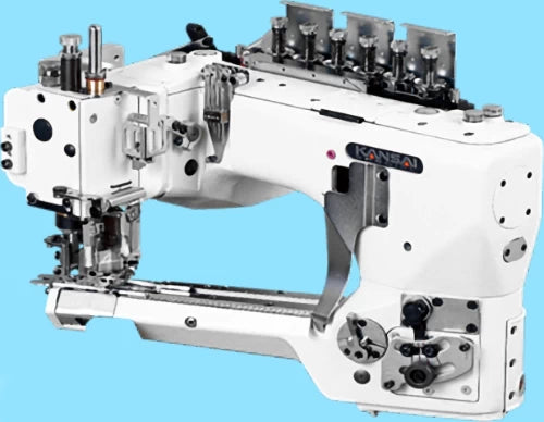 Kansai Special NFS6604GFMH-DD Flat Lock Machine   4-Needle, 6-Thread, Feed-Off-The-Arm Flatseamer