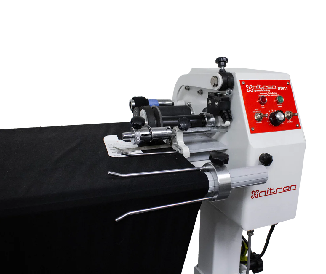 New-Tech NT-911 Industrial Automatic Bias Cutting Machine for Knitted Ribbons