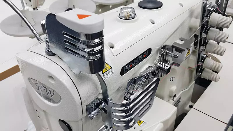 Kansai Special NW-8803GMG 3-Needle Top & Bottom Coverstitch Industrial Sewing Machine