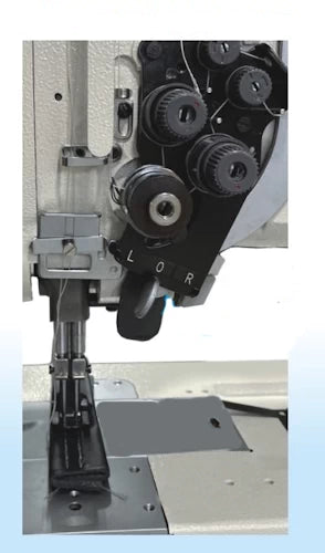 Consew P1565RB-14-7DD/220 Two-Needle Split Needle Bar Machine High-Speed Walking Foot with Full Automatic Functions