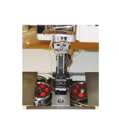 Consew Premier Series P2339RB-1 2 Needle Lockstitch Walking Foot Industrial Sewing Machine With Table and Servo Motor
