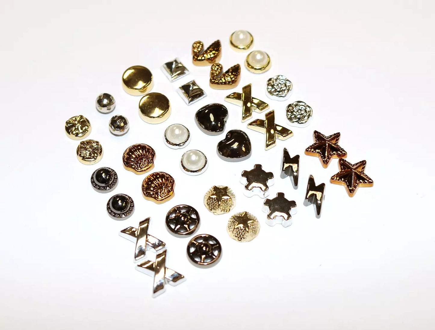 Pearl Studs With Back Pins