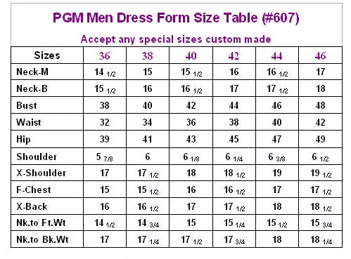 Industry Grade Mature Men Half Body Dress Form with Legs #PGM-607A