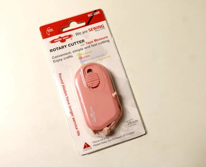 28mm Precision Rotary Cutter with 60" Retractable Tape Measure Set