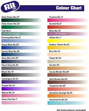 Rit Dyes, Liquid 8oz ALL COLORS