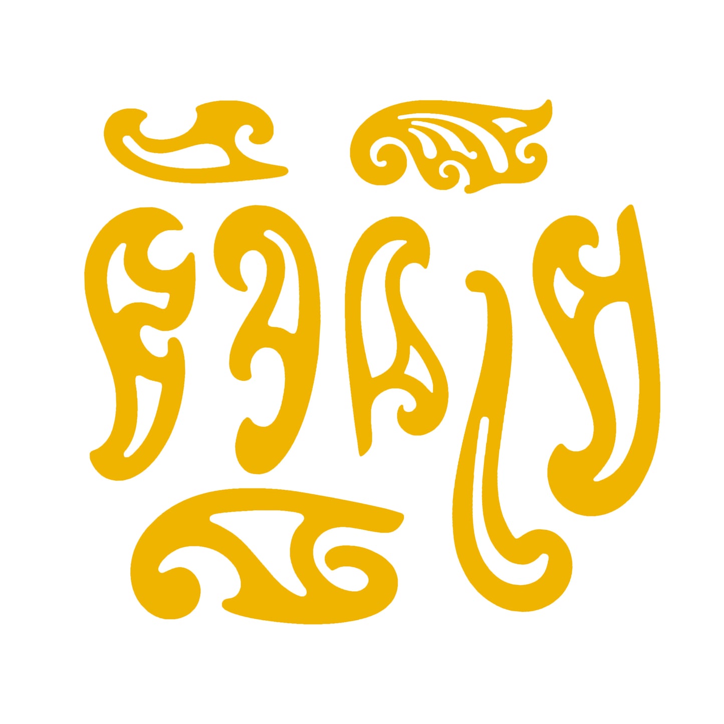 8 Piece French Curve #1308S
