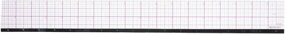 Westcott 8ths Graph Beveled Ruler Metal Edge 18-Inch