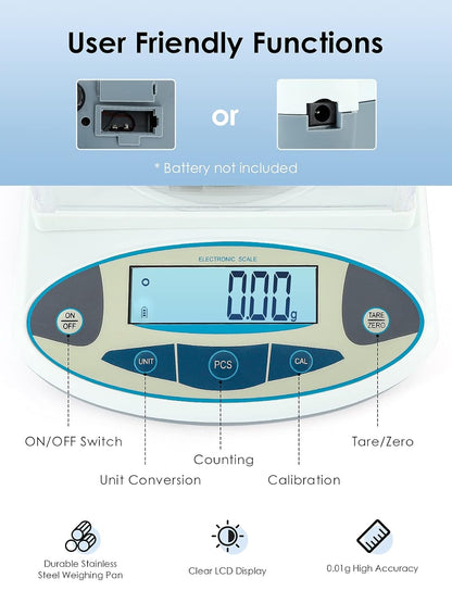 Digital Scale To Determine GSM 2000g/0.01g