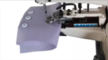 New-Tech GC-1377D Direct-Drive Chainstitch Button Attaching Industrial Sewing Machine