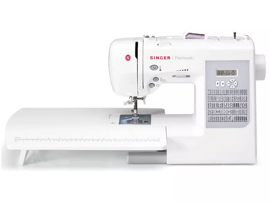 Singer 7285Q Patchwork Computerized Quilting & Sewing Machine – 100 Built-In Stitches, Extension Table & Bonus Quilting Accessories