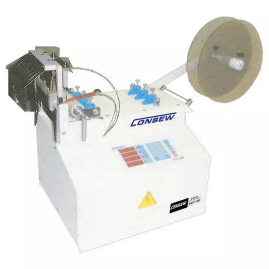 Consew SEC-100H/C Hot/ Cold Knife Combination Strip Cutter With Table and Servo Motor