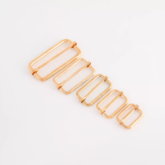 Welded Metal Buckle - Adjustable Slide