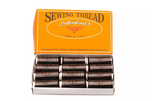 All Purpose #40S/2 100% Polyester Machine Thread Thread Kit 110 Yards (12 Pack)
