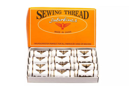 All Purpose #40S/2 100% Polyester Machine Thread Thread Kit 110 Yards (12 Pack)