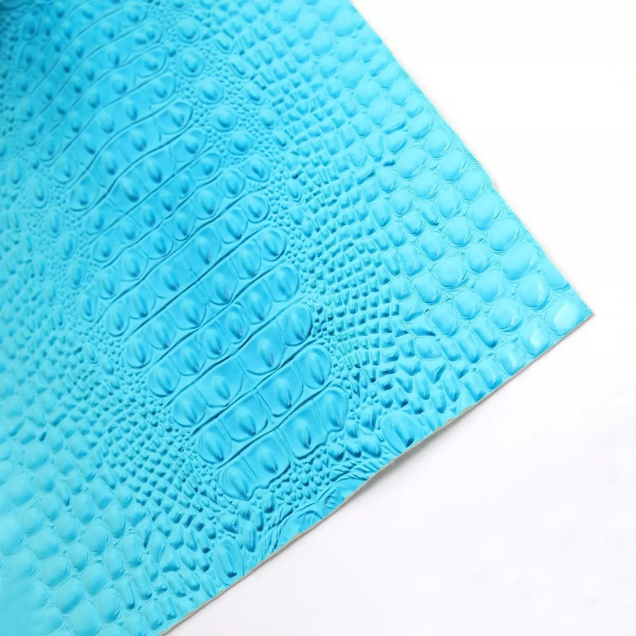 Faux Crocodile Vinyl Leather Upholstery Fabric By The Yard