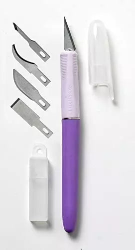 Craft Cushion Grip Titanium Bonded Hobby Knife and Blade Set - Westcott